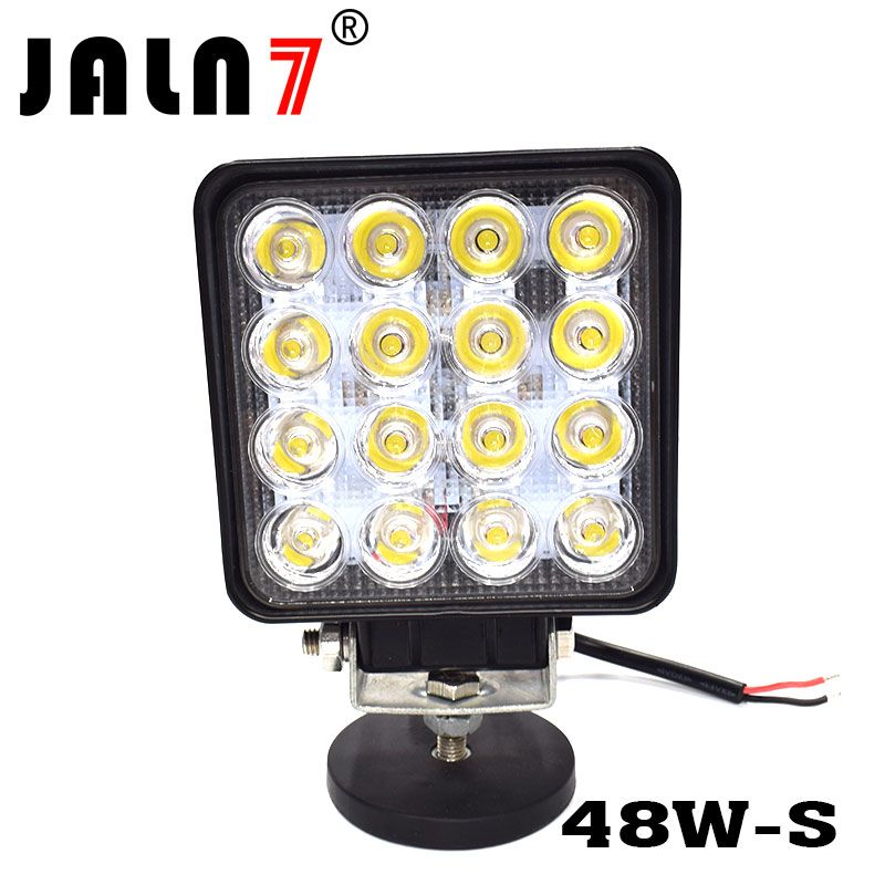 satin al 48w led spot isin isik kare off road ampul lamba isik sis aydinlatma cip kabin tekne suv kamyon otomobil atv tasitlar