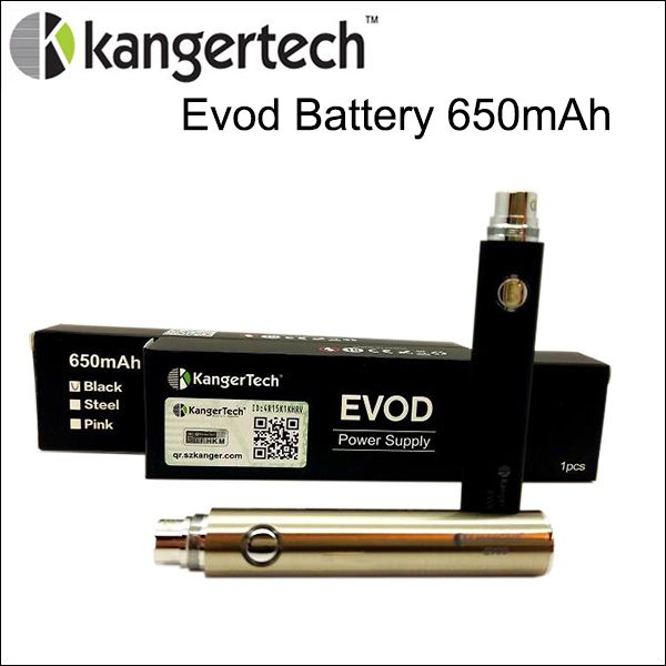 Vape Pen Cartridge Battery Authentic Kanger EVOD Battery 650mah 510