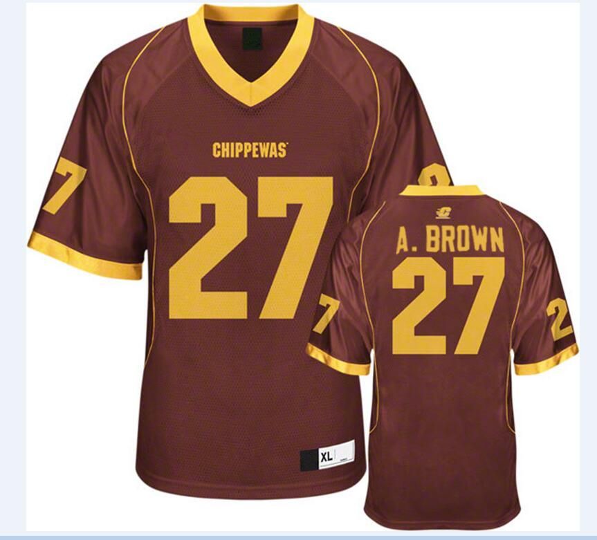 antonio brown central michigan jersey