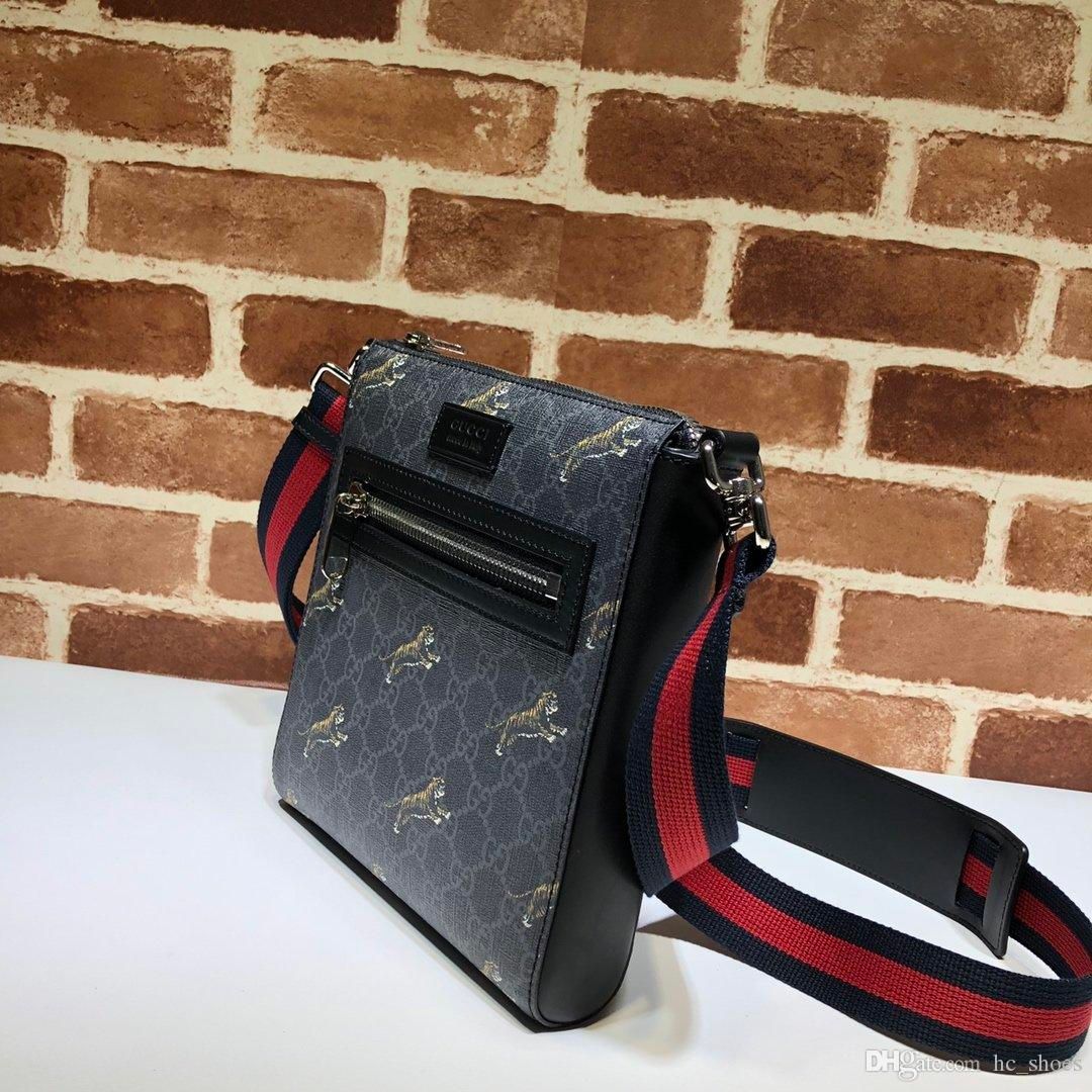 black small messenger bag