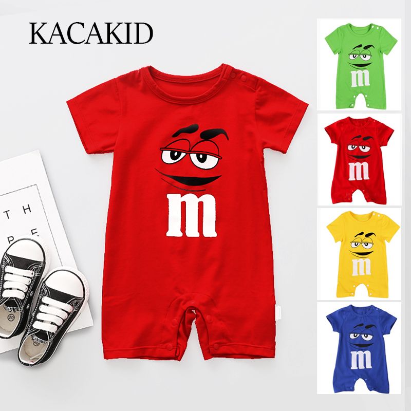 printed baby rompers