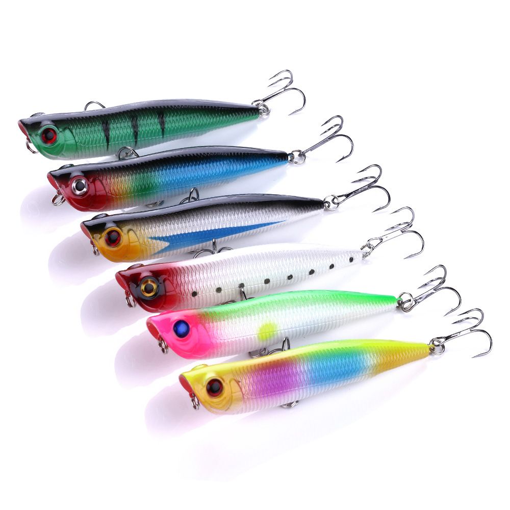 Popper Fishing Lures 105mm/16g Topwater Poppers For Surface Fishing
