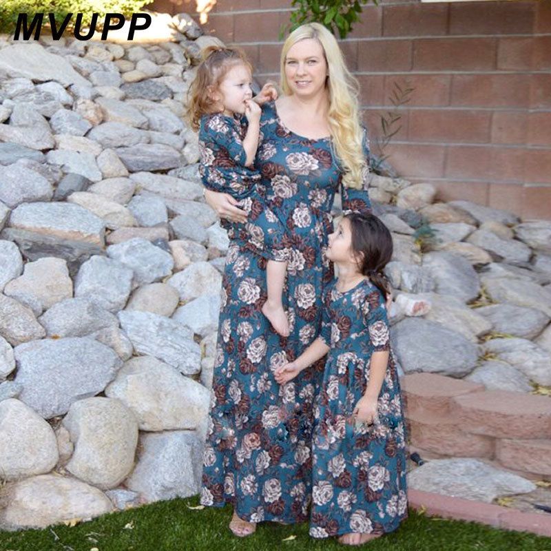 mom and daughter maxi dresses