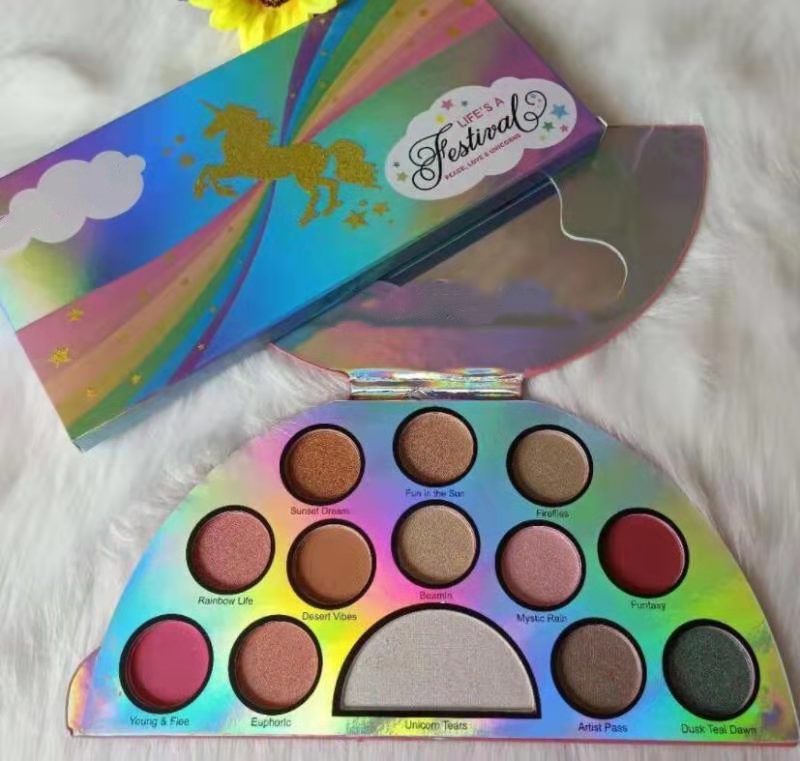 Hot Sale Makeup New Life A Festival Eyeshadow Palette Rainbow