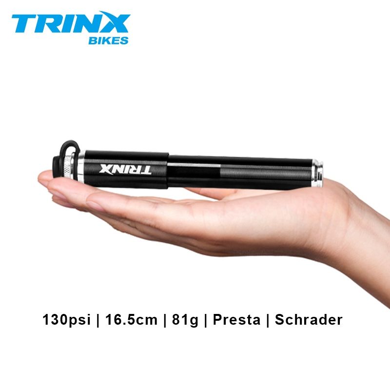 Aluminum Alloy Mini Pump Air Inflator Tyre Tire Pressure Pump Presta Schrader