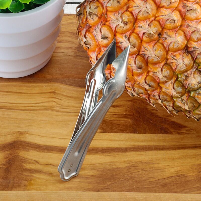 13CM Stainless Steel Pineapple Peeler Corer Slicers Fruit Seed Clip Kitchen Tool