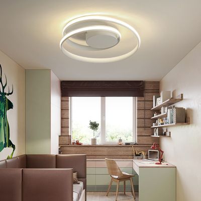 2019 Modern Ceiling Lights Led Lamp For Living Room Bedroom Study Room White Black Color Surface Mounted Ceiling Lamp Deco Ac85 265v From Huxiaoan