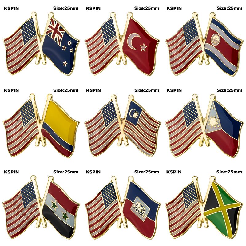 Patch nazione stati uniti d America usa bandiera spilla in metallo