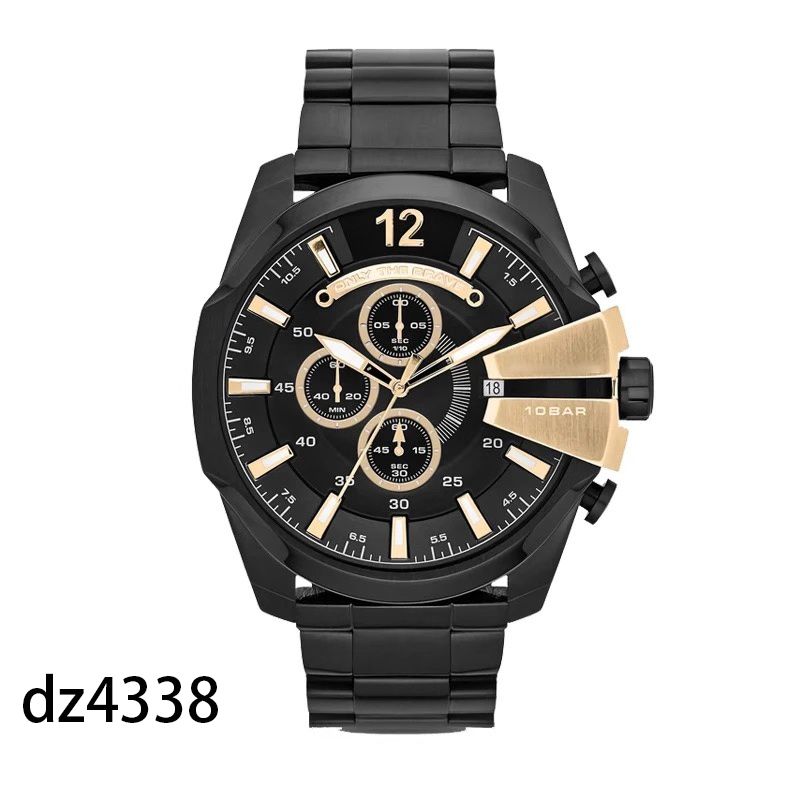 Multi Time Zone Wristwatch Montre Luxe Military Clock Leather Strap 51mm Big Dial Dz Stainless Steel Watch Mens Sport Quartz Watch Online Shopping For Wrist Watches Wrist Watches Buy Online From Watch0925