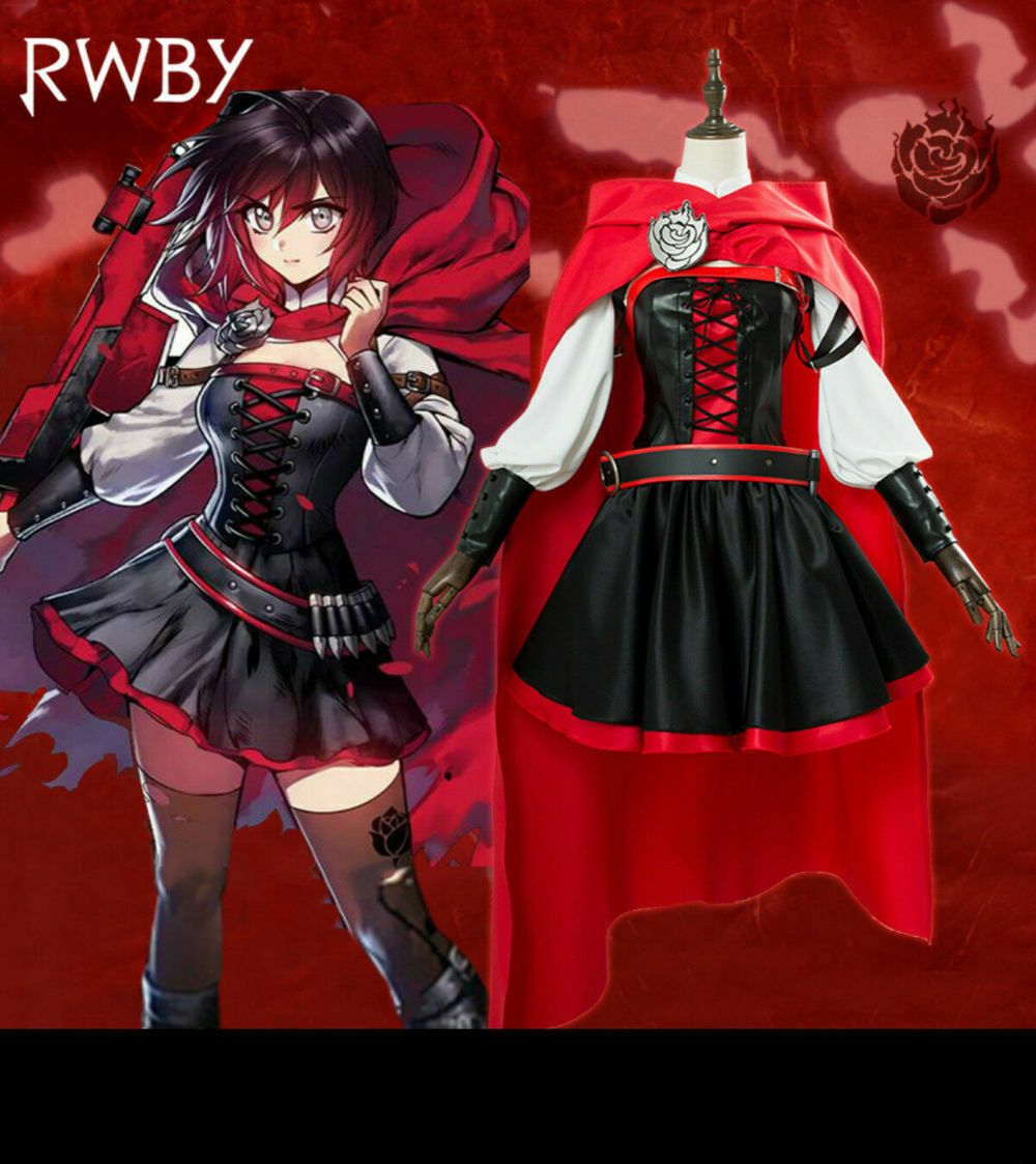 Rwby Volume 4 Ruby Rose Cosplay Costume Dress Adult Anime Halloween Costume From Zhubao12 60 38 Dhgate Com