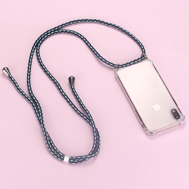 Strap Cord Chain Phone Tape Necklace Lanyard Mobile Phone Case For