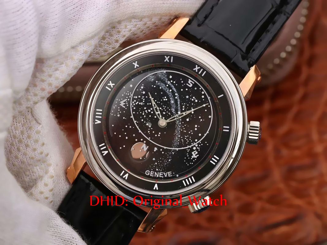 classic mens watch leather strap