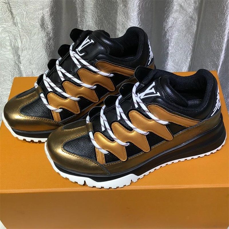 Para Hombre Zig Zag Plana Cordones Casuales Zapatos