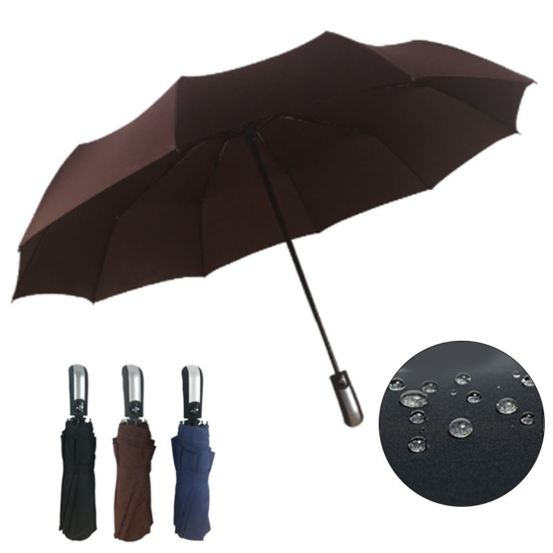Automatic Umbrella Anti-UV Sun Rain Umbrella Windproof Teflon Folding Compact XL 