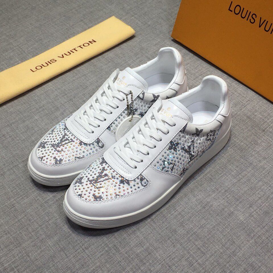 Zapatillas Para Hombre Louis Vuitton Rivoli LV Blanco