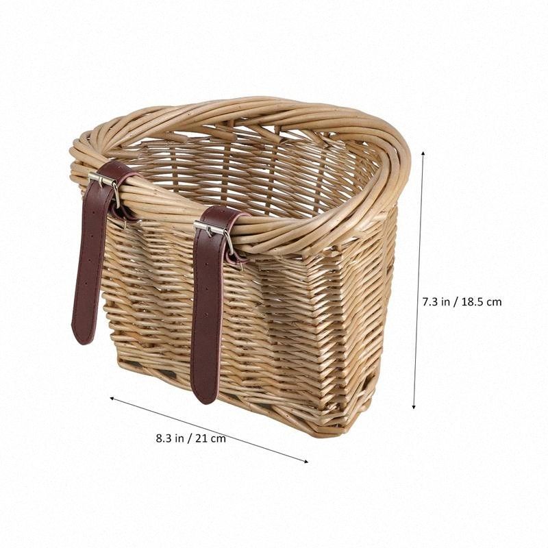 wicker bike panniers