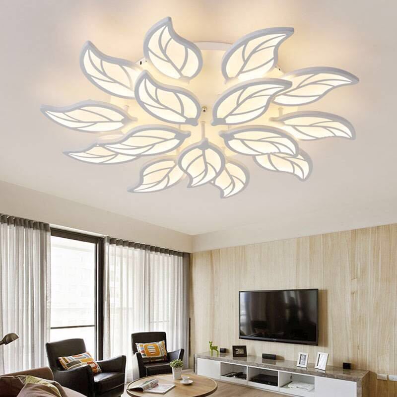 2019 Promotion Mellifluous Modern Led Ceiling Lights For Living Study Bedroom Decoration Ceiling Lamp Fixtures Leaf Shape From Wyiyi 81 16