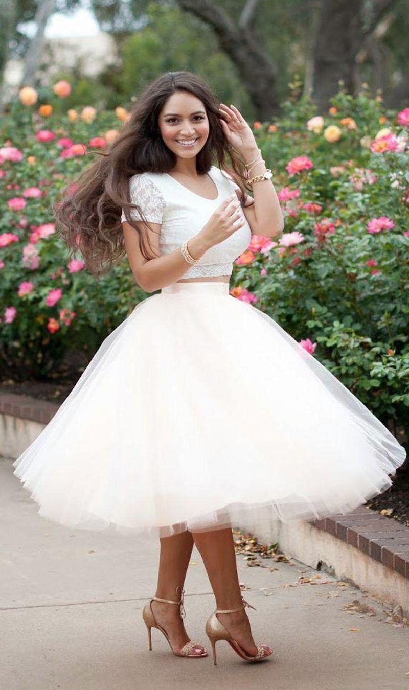 ladies white tutu