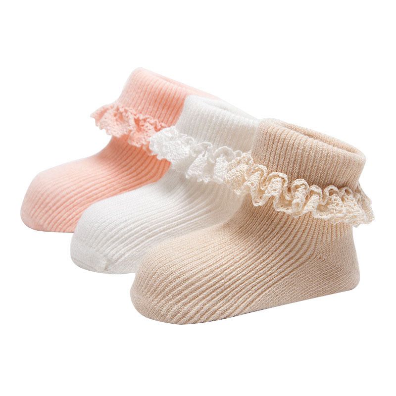 solid color baby socks