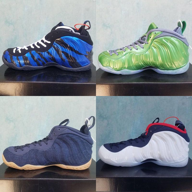 2019 Top Foam One Pro Men Basketball Shoes Penny Hardaway Tan Galaxy 2.