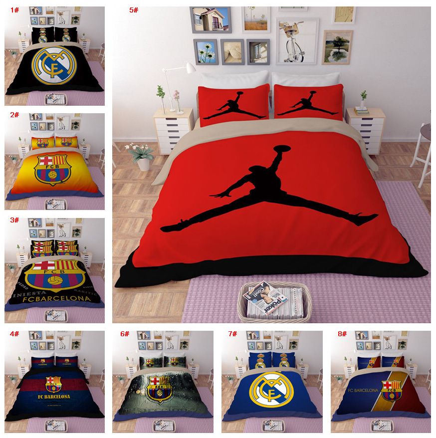 Barcelona Bedding Sets 1duvet Cover 2 Pillow Case Polyester Soft