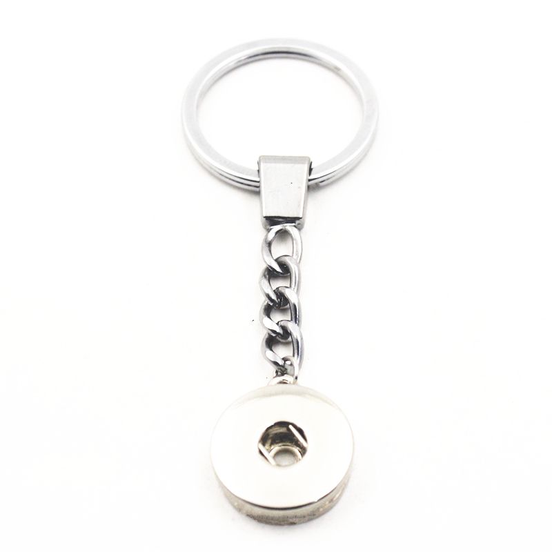 2021 Hot Wholesale Snap Keychains Keyring Fit 18mm DIY Snaps Button