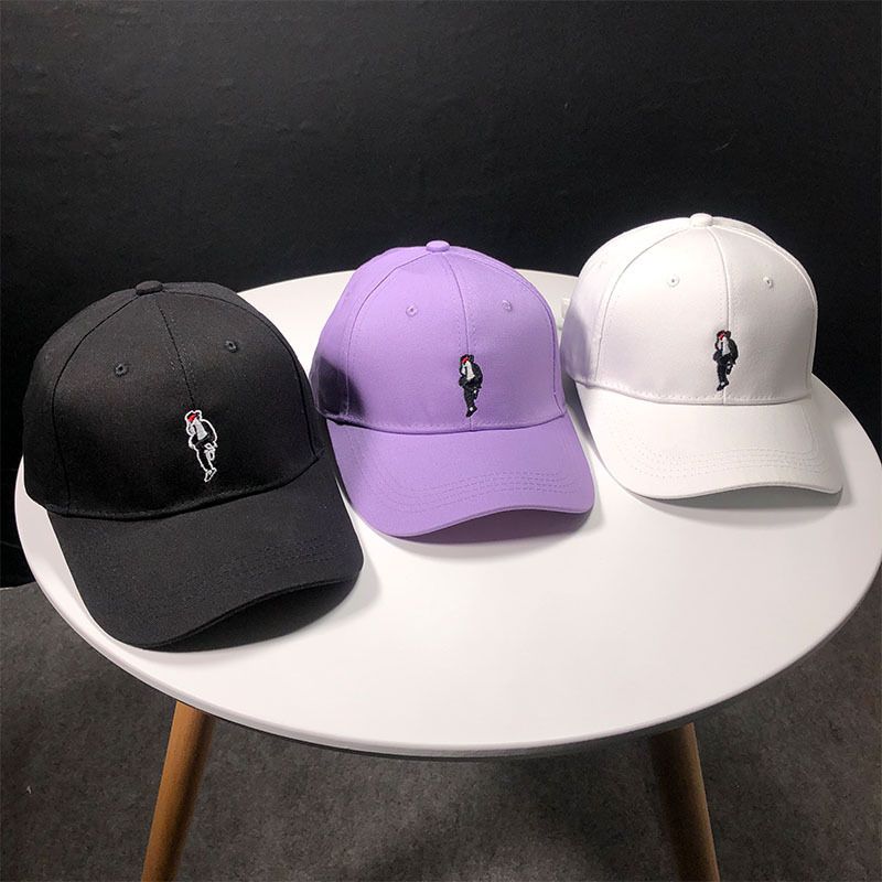 Gorra de béisbol baile de Michael curvo sombrero del papá Hombres Mujeres Cap