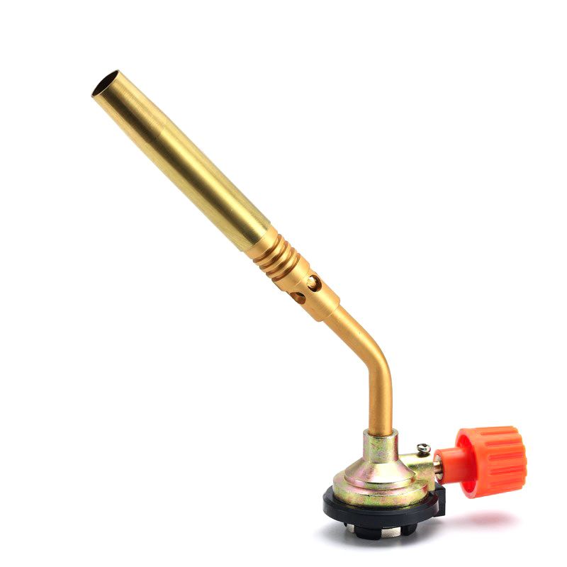 Blow Torch Butane Gas Flamethrower Burner Welding Manual Ignition Soldering-BBQ*