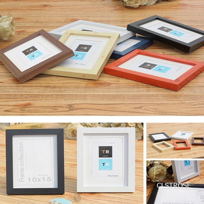 2020 Black White Wood Color Picture Photo Frame A4 A3 Creative