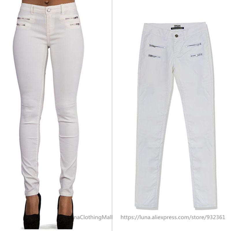 pu coated skinny jeans