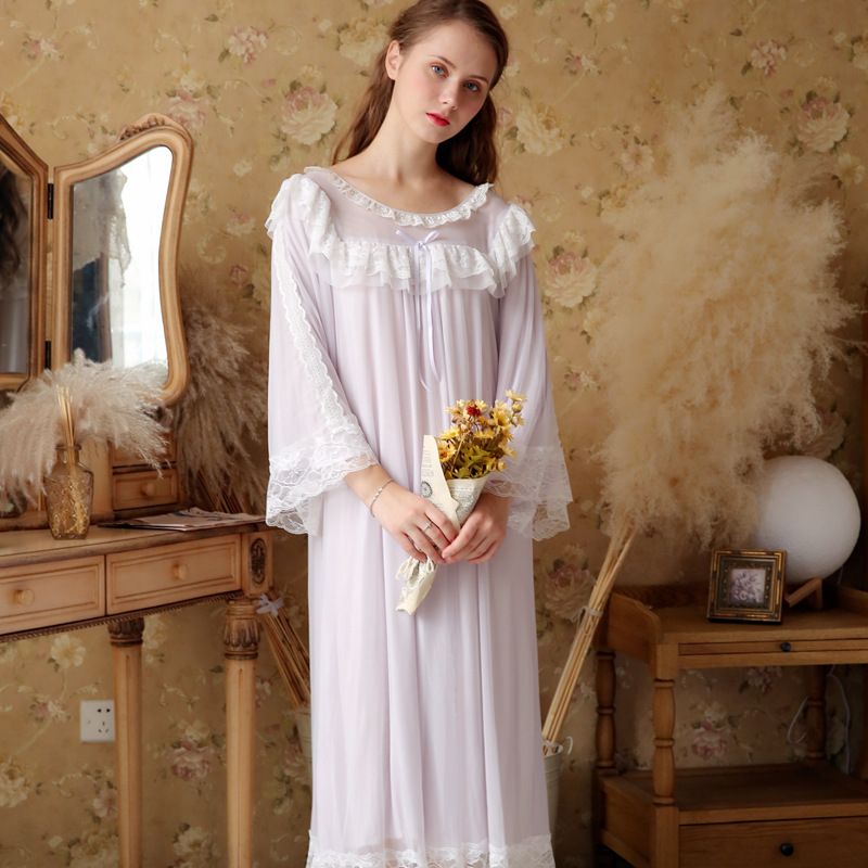 pink frilly nightdress