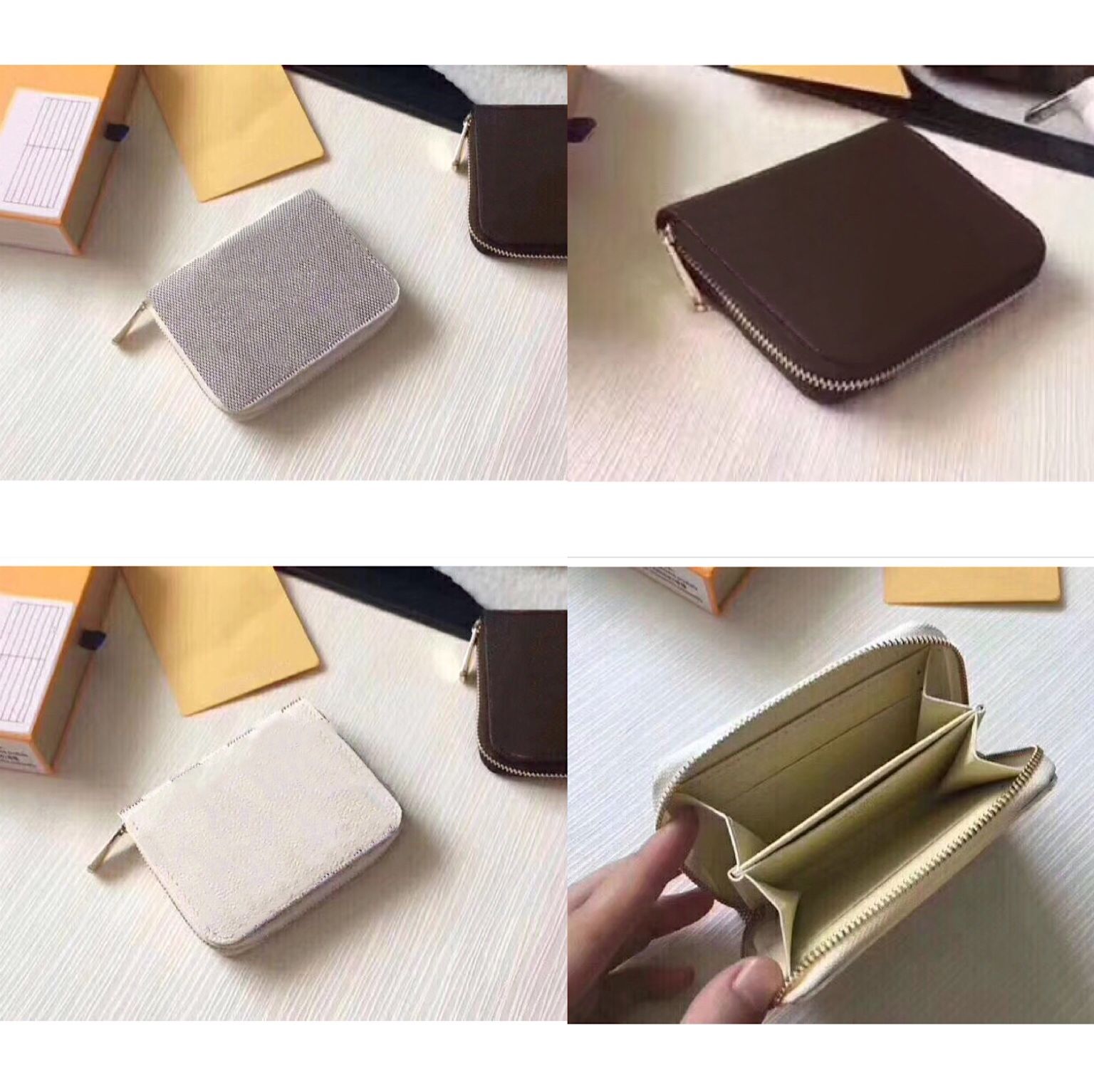 Wholesale Casual Zipper Coin Purse Fashion Short Card Bag Leather Lattice  Mini Wallet Credit Card Clip Pocket Storage Coin Pocket From Moonholder03,  $21.58