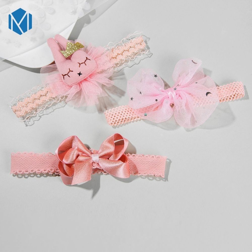 3 unids / set lindo bebé diademas para niños accesorios para tela de fieltro niñas barrette