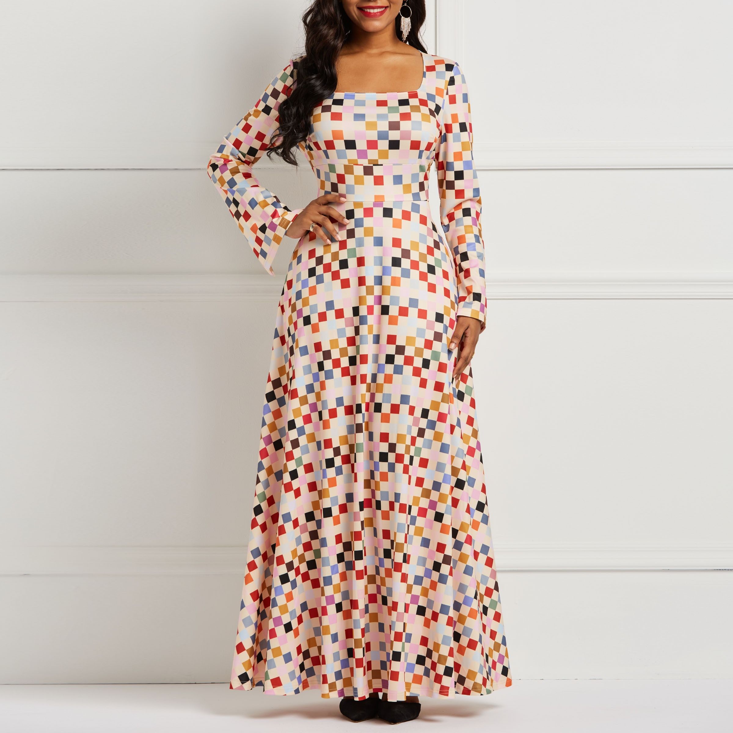 long dresses for plus size ladies