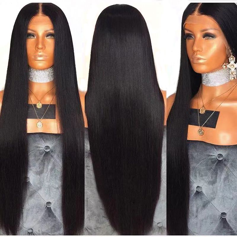 synthetic lace front wig baby hair