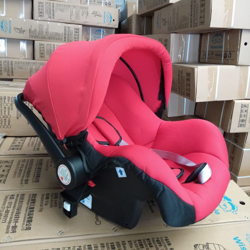 pink car seat