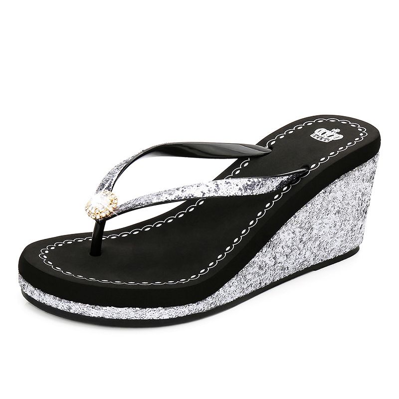 bling beach sandals