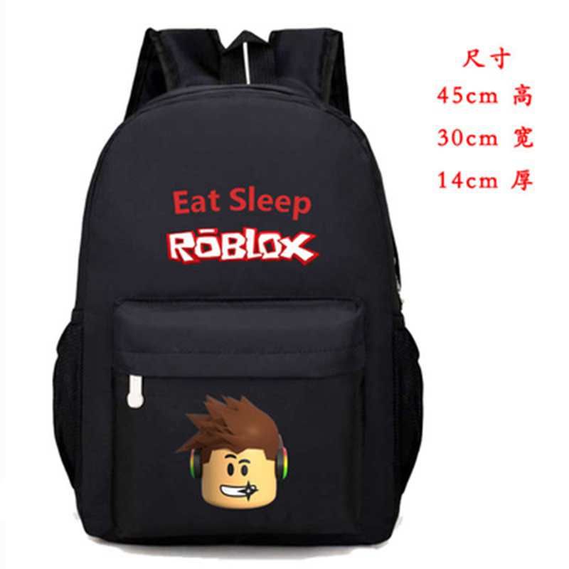 Game Roblox School Bag Cartoon Backpack Children Oxford Backpacks