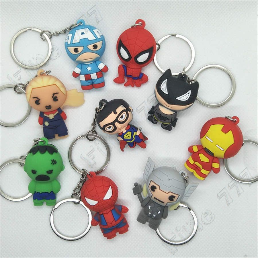 Avengers Infinity War IRON SPIDER-MAN MINI illuminazione Carino Giocattolo Modello Figura in PVC