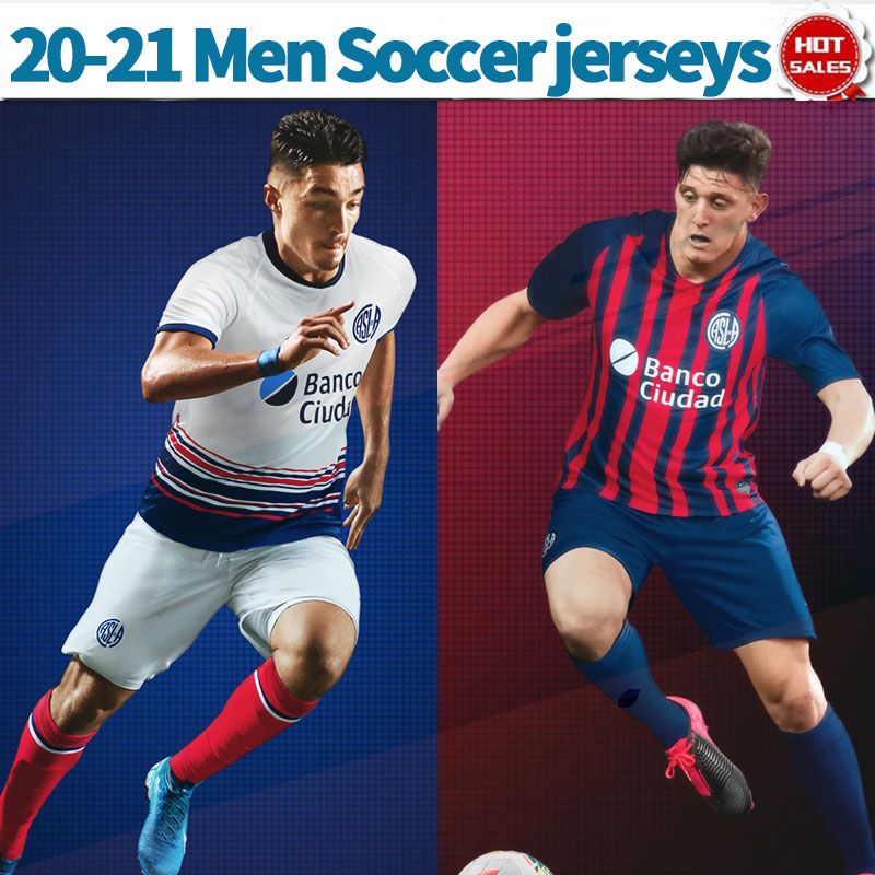 2020 20/21 San Lorenzo Home Soccer Jersey 2020 Argentina ...