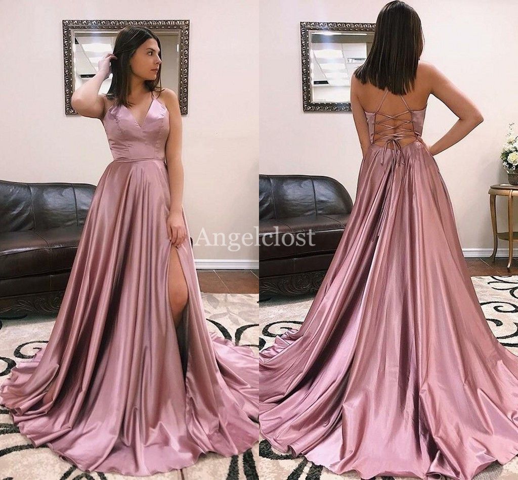 mauve prom dresses 2019