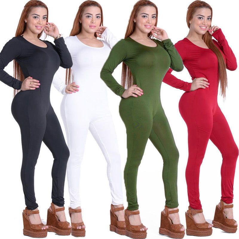 tight bodysuit jumpsuit