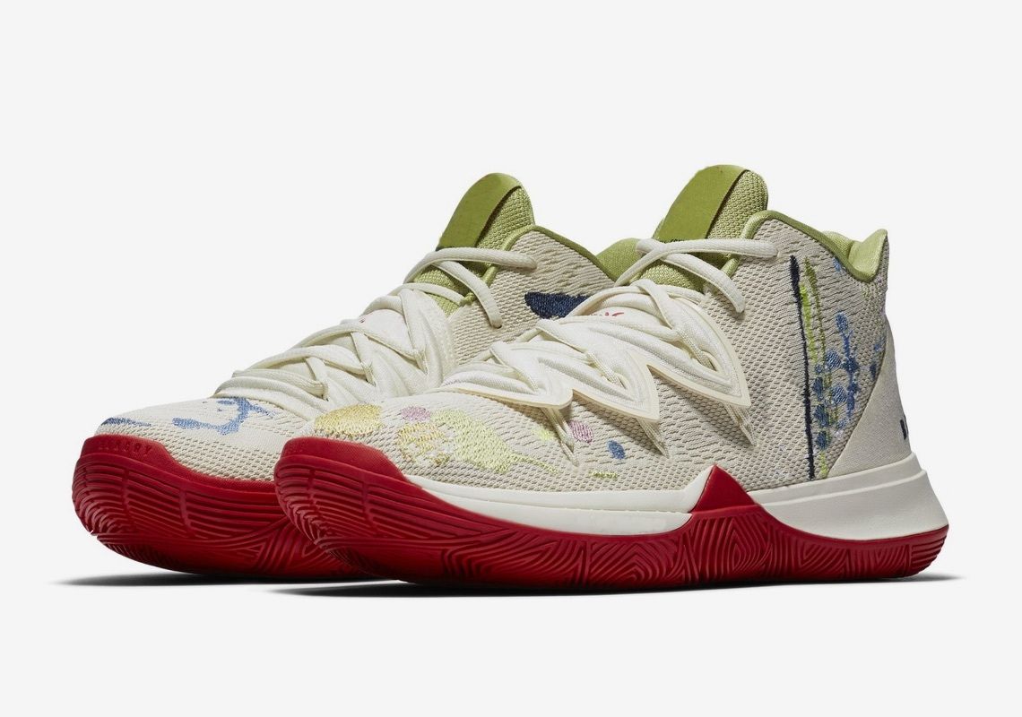 Sepatu Basket Model X Spongebob Squarepants Kyrie 5