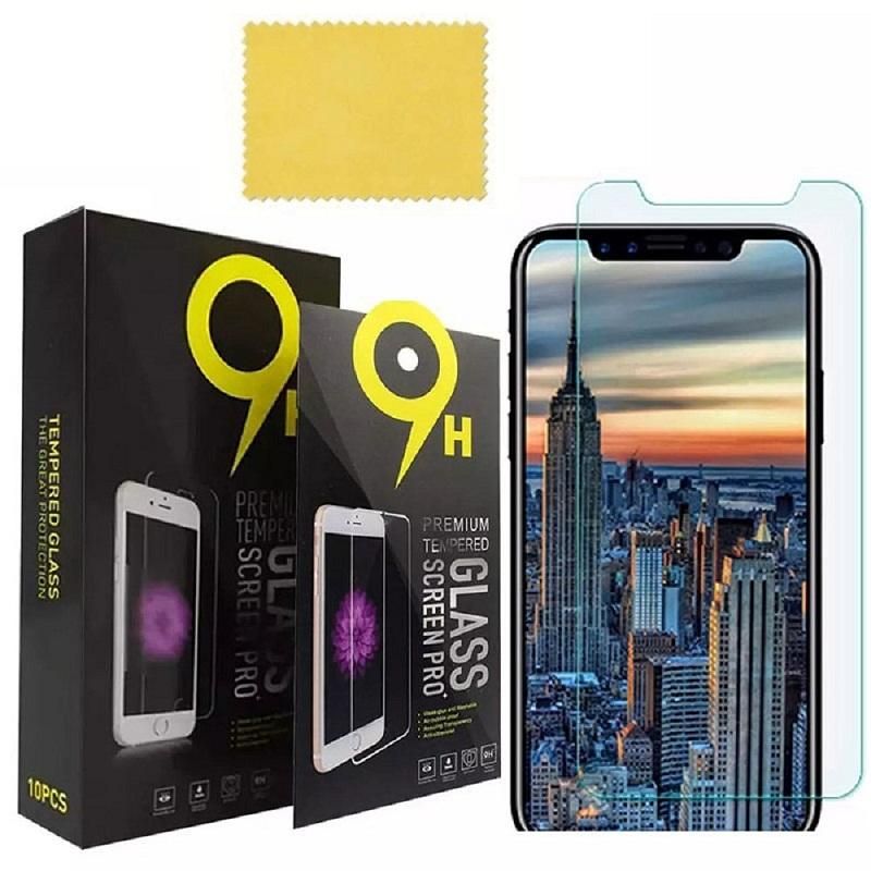 For iPhone 11 12 pro max XS Max 6.5inch XR Tempered Glass Screen Protector iPhone X 8 Plus 7 6S Protect Film With Retail Package
