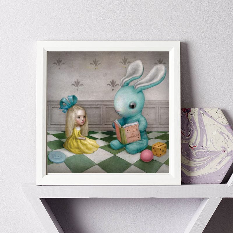Naked Girl Back Canvas Print Framed Wall Art Home Office Shop Bar Decor Gift DIY