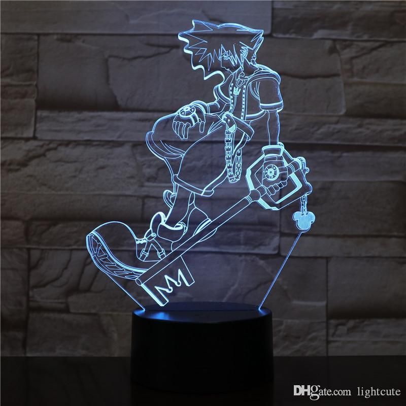 Kupit Optom Sora Risunok Usb 3d Led Night Light Mnogocvetnyj Rgb Dekorativnye Ogni Malchiki Deti Detskie Podarki Igry Kingdom Hearts Nastolnaya Lampa Prikrovatnye Otlightcute V Kategorii Nochnaya Lampochka 1 403 Rub Na