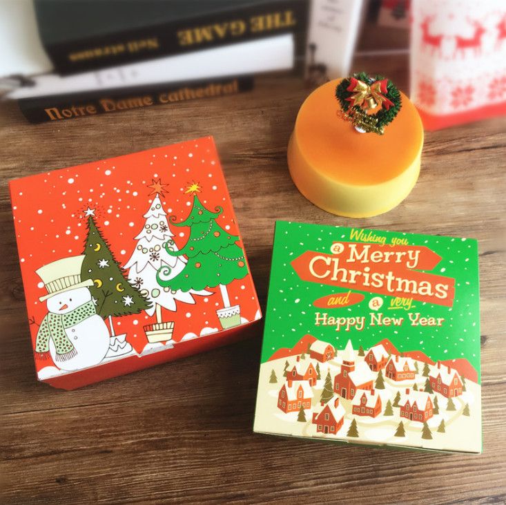 2020 NEW Christmas Gingerhouse Party Paper Favour Candy Sweets Gift Boxes