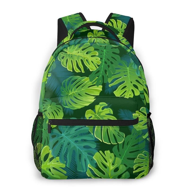 jansport monstera palm leaves
