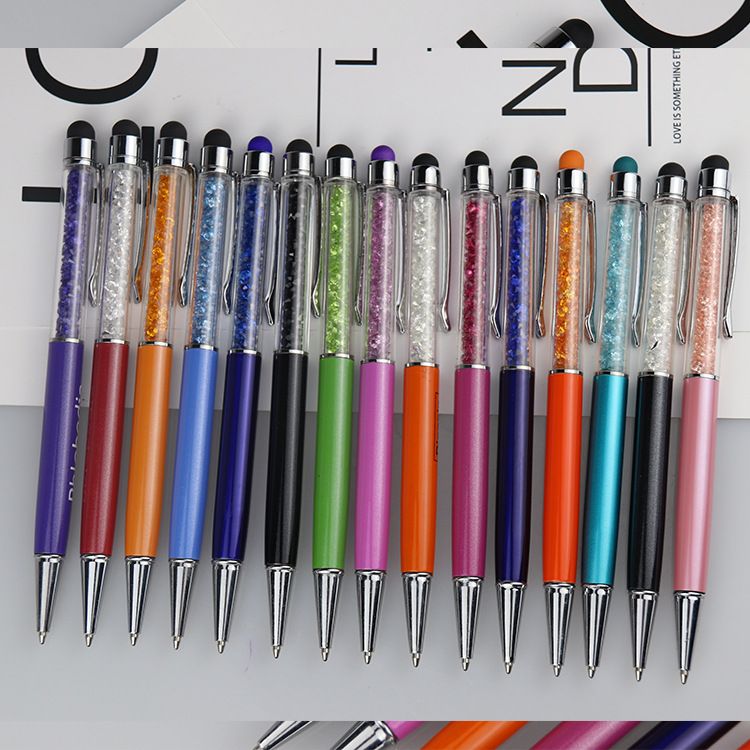 New Luxurious Diamond Crystal Capacitive Stylus Pen Crystal Ballpoint