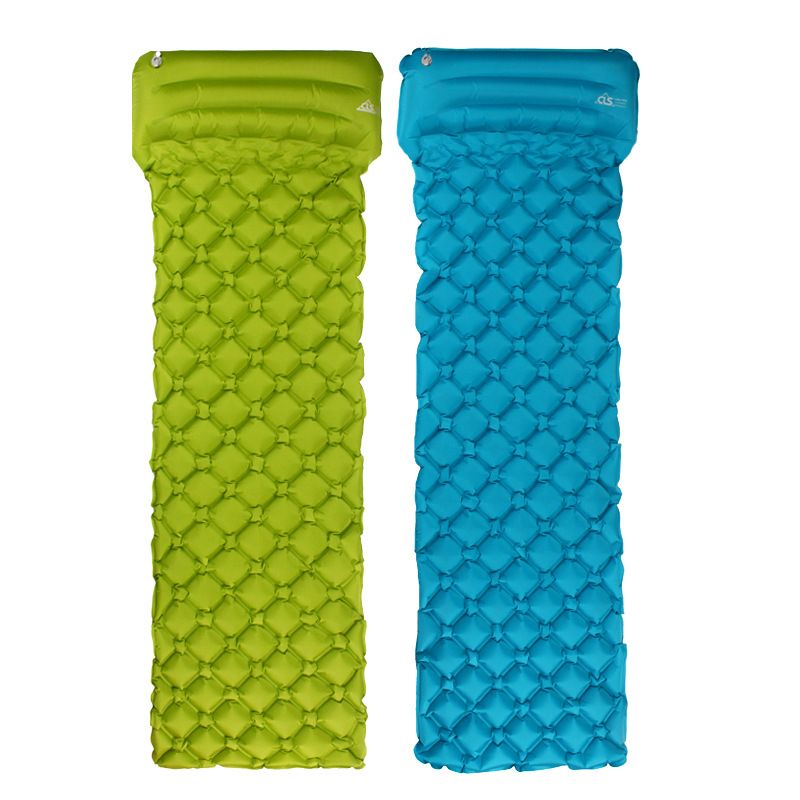 camping mat with pillow